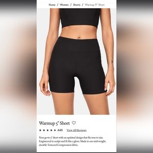 Outdoor Voices Warmup 5" Short Size Small